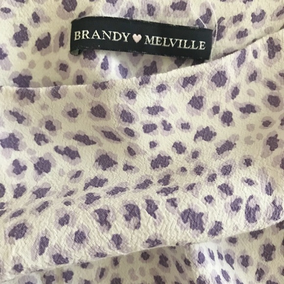 Brandy Melville Purple Skirt - Picture 2 of 3